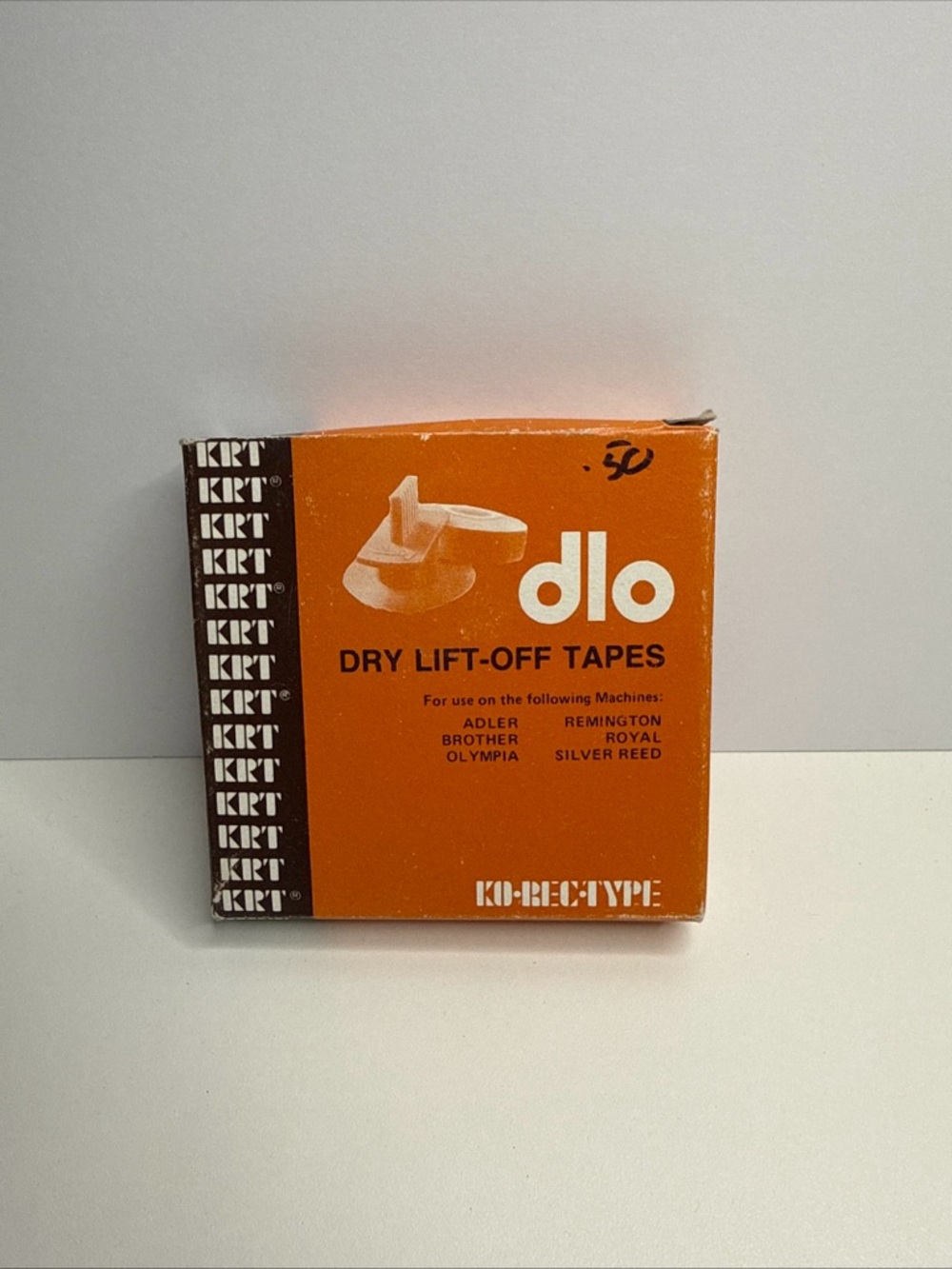 dlo Dry Lift-Off Tapes Vintage Orange Box